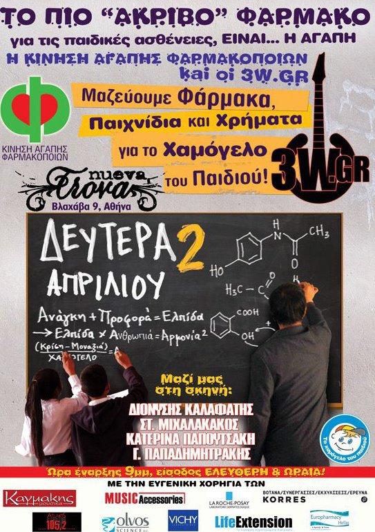 …Το πιο ”ακριβό” φάρμακο για τις παιδικές ασθένειες είναι η Αγάπη!!! (The Live)