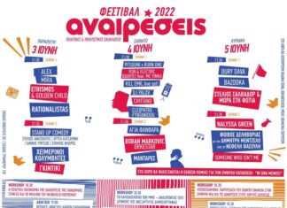 Αναιρέσεις 2022 | Τριήμερο φεστιβάλ με συζήτηση και μουσική!