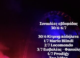 ΣΥΝΑΥΛΙΕΣ ΑΘΗΝΑ 30/6-6/7 | ΚΑΛΟΚΚΑΙΡΙ 2025